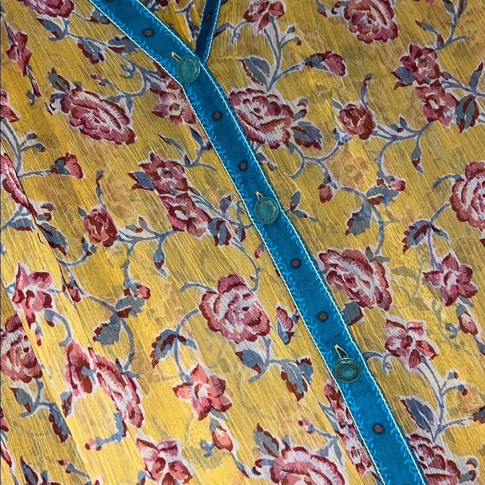 FREE PEOPLE Rosebud Print Mix Mini Tunic Dress - Picture 8 of 9
